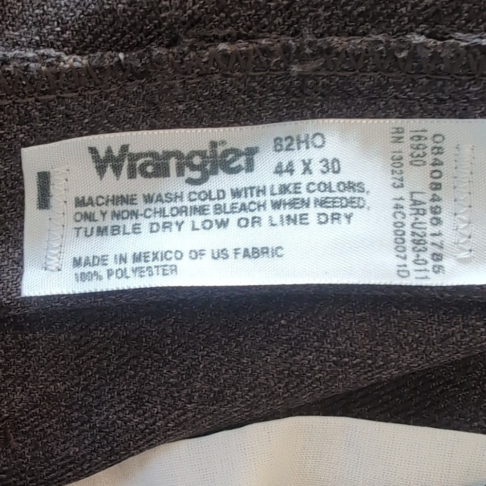 Wrangler 82H0 Wrancher Polyester Boot Jeans Trousers - Picture 6 of 6